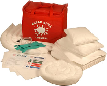 Clear Spill Oil Spill Kit Bag - 88 Litre